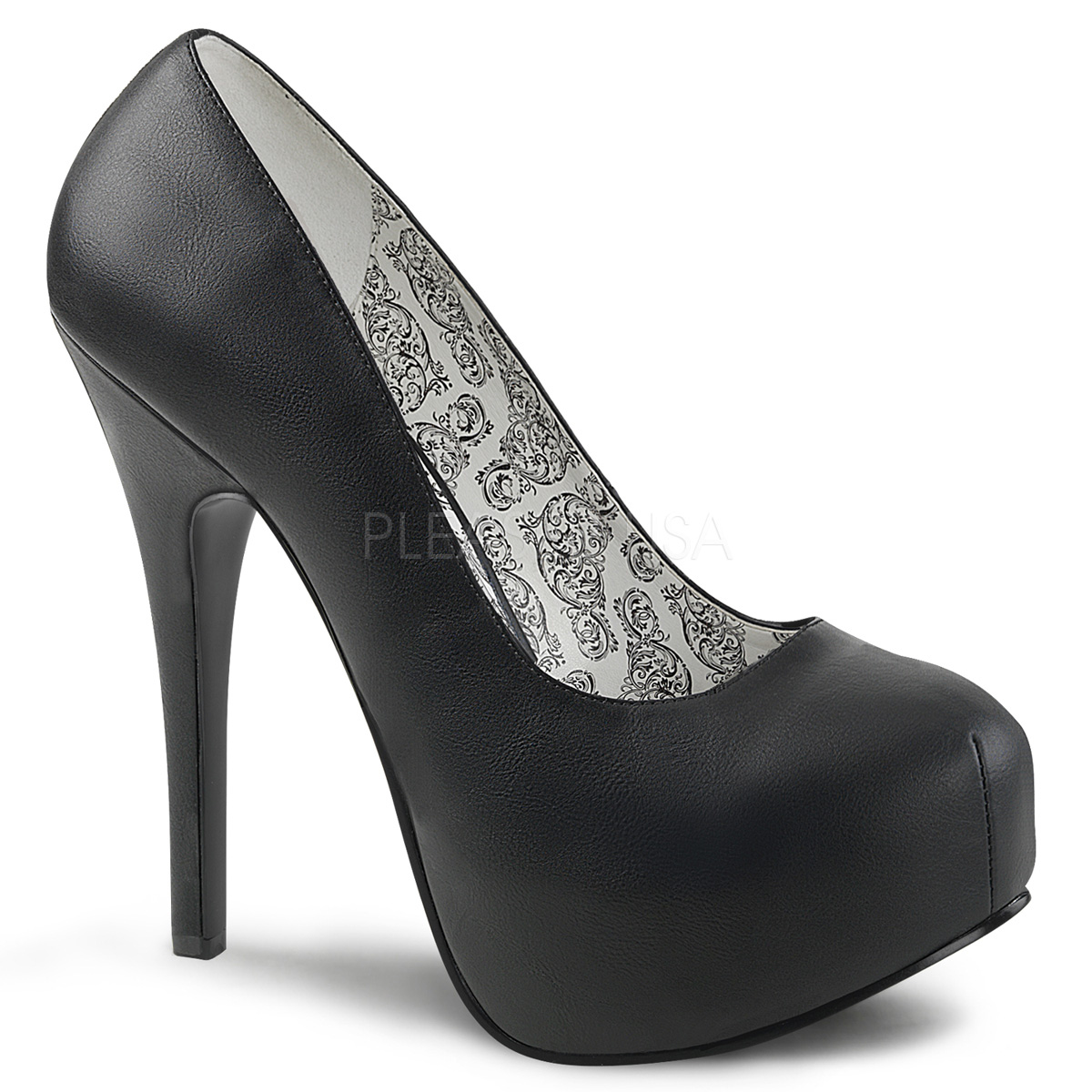 Schwarze Pumps Mit Plateau